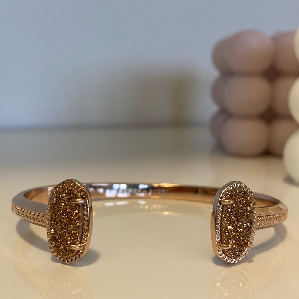 Kendra Scott Elton rose gold cuff bracelet